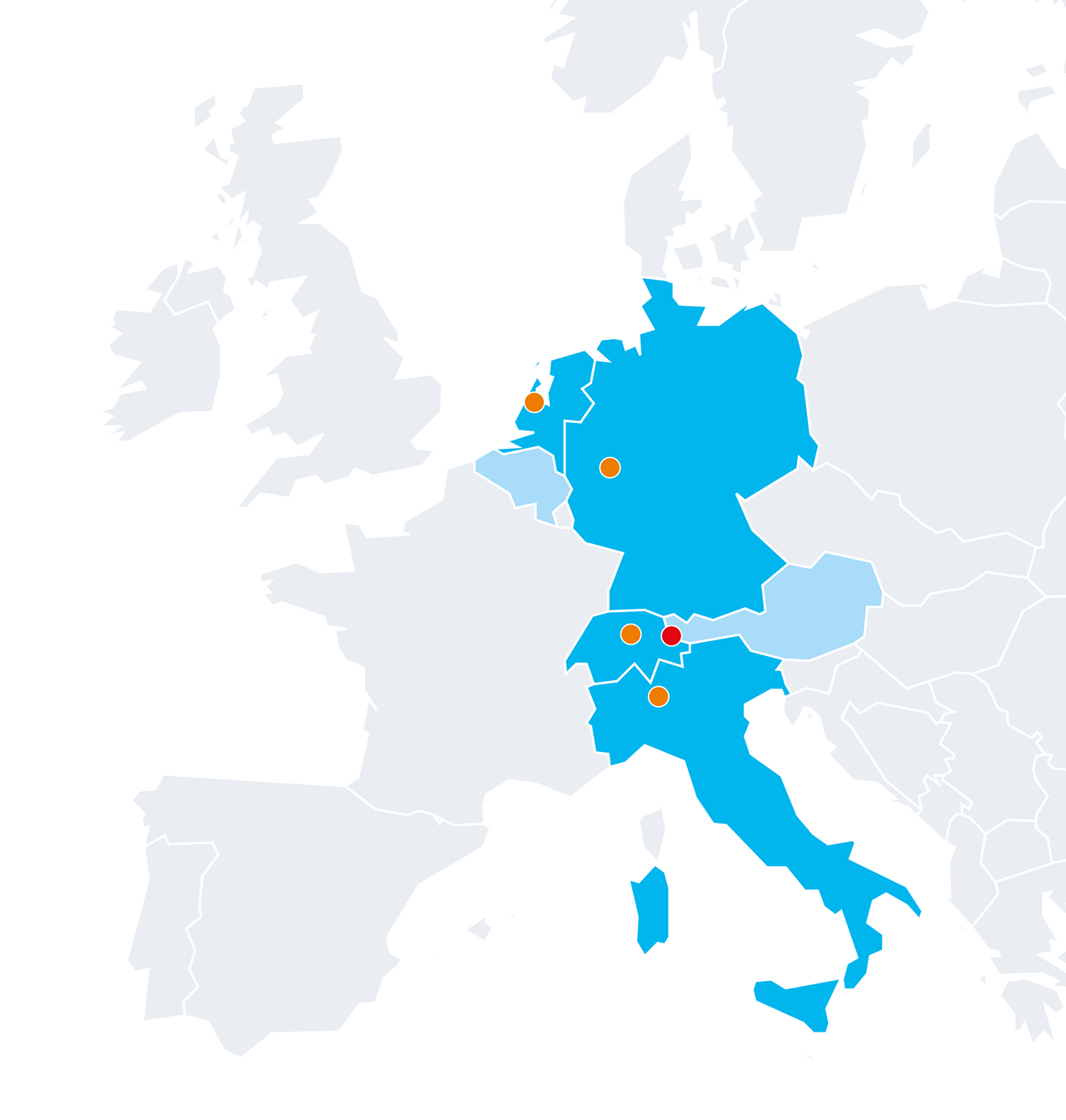 Europe Map European presence