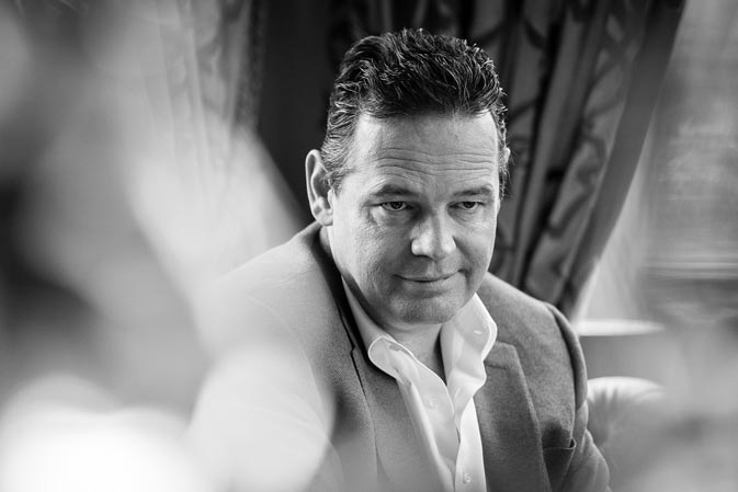 Andrea Scherz, General Manager and majority shareholder of the luxury hotel Gstaad Palace