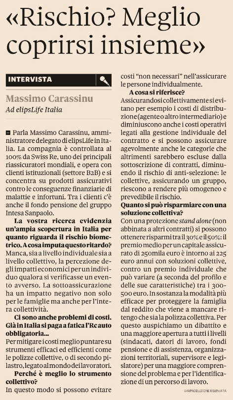Interview Massimo Carassinu Plus 24 